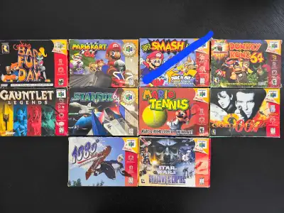 SNES/N64 Games, View more