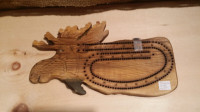 Moose And Bear Cribbage Board