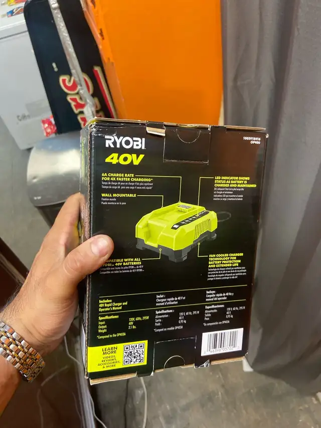 Ryobi 40V Charger in Power Tools in London - Image 4