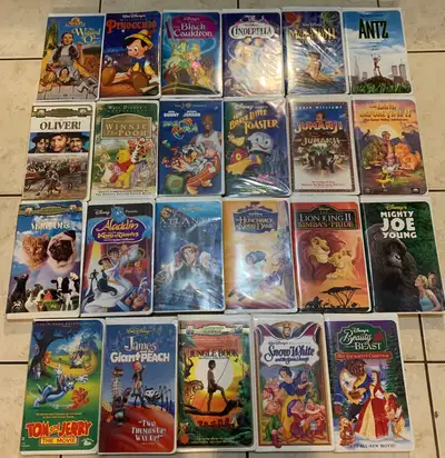 I’m selling a lot of 23 VHS tapes