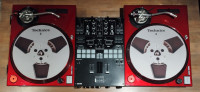 Custom Technics SL-1200MK2 turntables and Pioneer DJM-S9 mixer