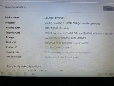 Sony Vaio Laptop, View more