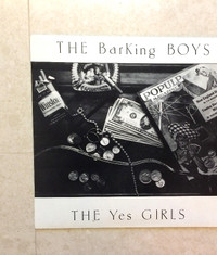 RARE 1987 VINYL LP ~THE BARKING BOYS-THE YES GIRLS~