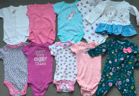 New never worn Baby onesies 0-9 months