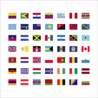 Drapeau de pays / Country flags / 90x150cm  3x5&#39;
