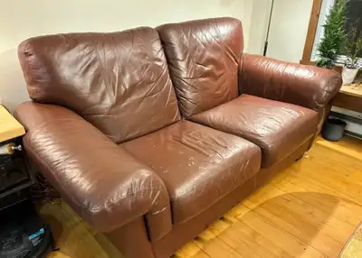free leather loveseat, View more