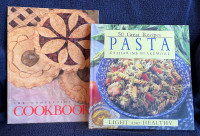 Two cookbooks. Pasta 50 Great Recipes + The Convection Cookbook