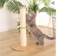 NEW! Amazon Basics Cat Scratching Post, Beige