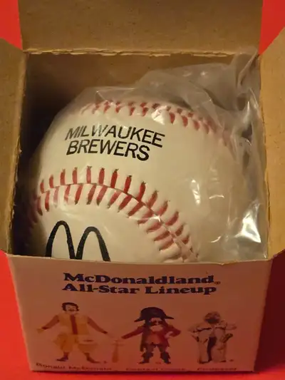 *** McDONALDS MILWAUKEE BREWERS MLB BASEBALL ALL-STAR LINEUP NIB, View more