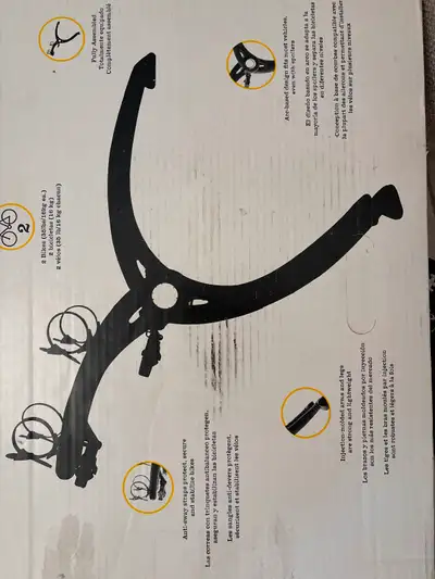Bike rack, Saris Bones 2 brand, like new, used one summer https://youtu.be/TC0rJWNaYY0?si=c5sXuMCAZm...