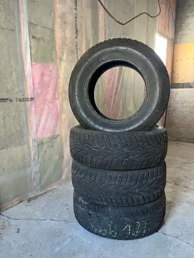This set of tires + rims came off my ‘08 Tundra after only a few winters of light use. The rims are...