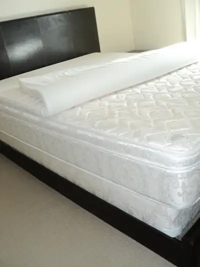 Queen Bed, Mattress, Box Spring Memory Foam Topper, View more