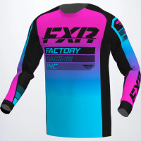 FXR jersey motocross Clutch MX bleu / rose ***Neuf***