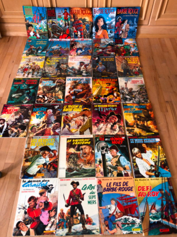 Série complète (-2) des BD Barbe-Rouge, 24 EO/33 albums in Comics & Graphic Novels in Longueuil / South Shore