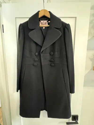 Juicy Couture Black Dress Coat – Women’s Medium, View more