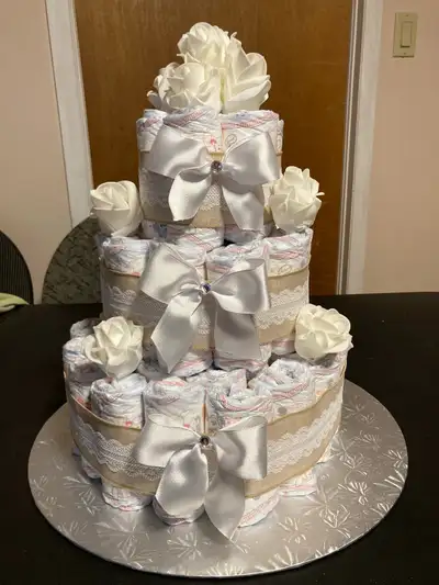 Gâteau de couche Adorable- Cute Diaper Cake, View more