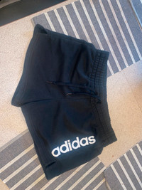 Girls Adidas Black Shorts - Small