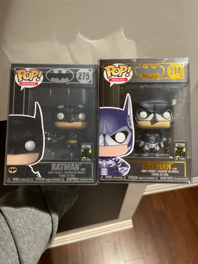 Batman Funko Pops 275 and 314 - 2 for $50, View more