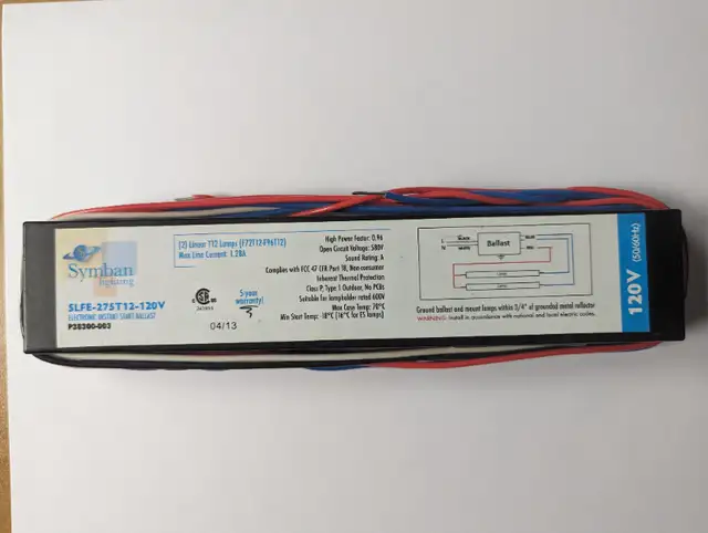 Ballast 2-Lamp  F72T12-F96T12  120V