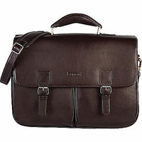 Bugatti Vaquetta leather executive briefcase model#60147