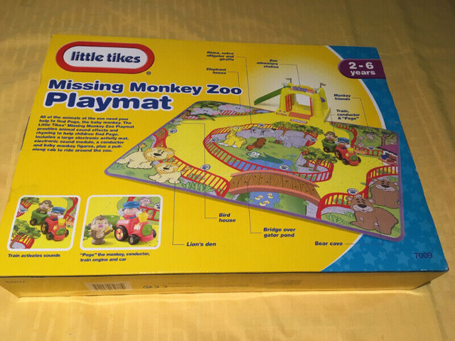 Little Tikes *Missing Monkey Zoo* Playmat - SEALED dans Jouets  à Ville de Montréal - Image 2