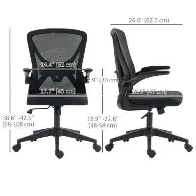 Mesh Office Chair, Swivel Desk Chair with Lumbar Back Support, View more