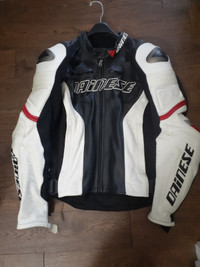 DAINESE full suit *Leather* Black-White