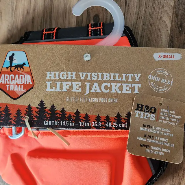 NEW Arcadia Trail DOG High Visibility Life Jacket (size XS) in Other in Fredericton - Image 3