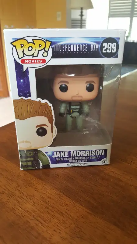 Funko Pop Movies Independence Day Jake Morrison *NEW*63848997569795120