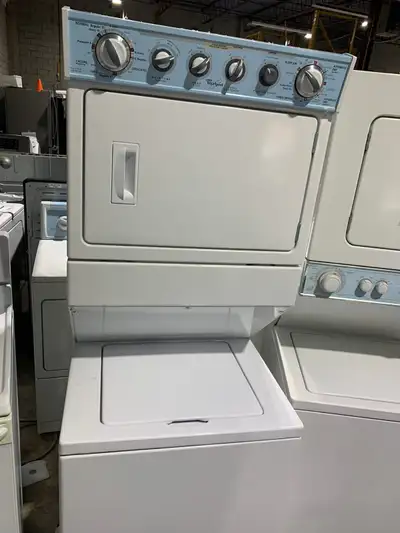 Whirlpool 27 inch stackable washer & dryer!!!, View more
