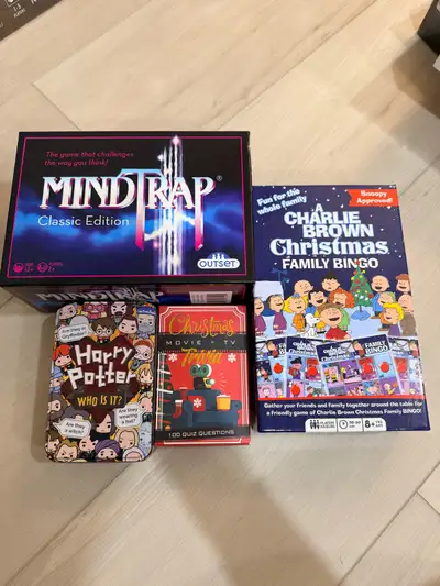 5 games, all only played once. Basically brand new!