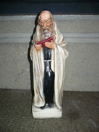 Statuette de rabbin en plâtre
