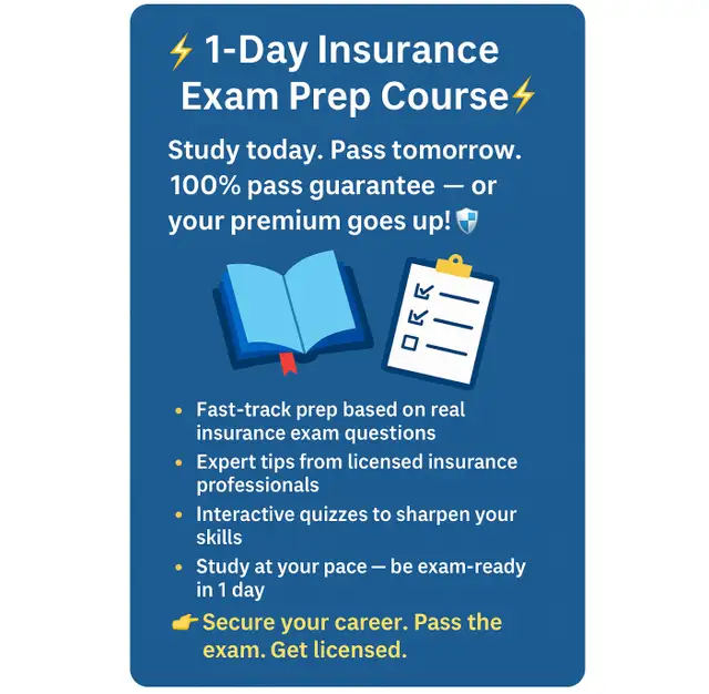 ⚡ 1-Day Insurance Exam Prep Course ⚡100% pass in Classes & Lessons in City of Toronto - Image 2