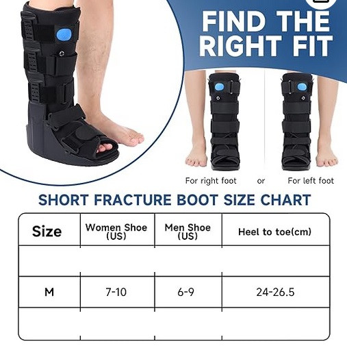Tall Inflatable Walking Boot, Fracture, Ortho dans Santé et besoins spéciaux  à Ville de Montréal - Image 2
