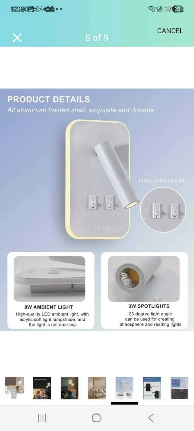 Reading Light in Indoor Lighting & Fans in Kitchener / Waterloo - Image 6