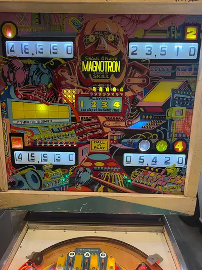 Magnotron Pinball 4 Player EM, View more