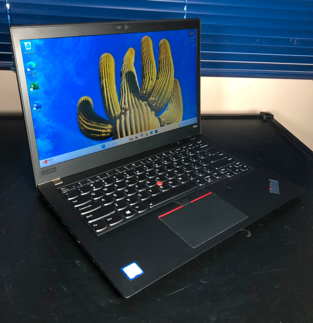 Lenovo ThinkPad T480s Laptop:  i5-8350U, 16GB RAM, 256GB SSD in Laptops in Prince George - Image 2