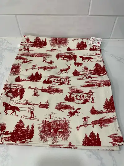 Christmas Winter scene - 13” x 72”, View more
