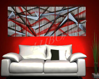 **SOLD** Metal Wall Decor, Wrong Geometry Modern wall sculpture