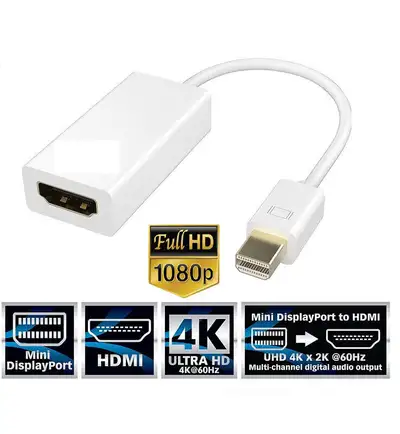 Mini DisplayPort to HDMI Adapter for Apple MacBook Mini DP, View more