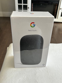 Brand new Google Nest Audio in the box  for sale for $60