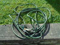 50 foot garden hose with adjustable nozzle