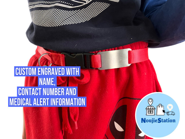 Medical Id Belt Tag With for Kids and Youth with Special Needs  in Kids & Youth in Cape Breton - Image 4