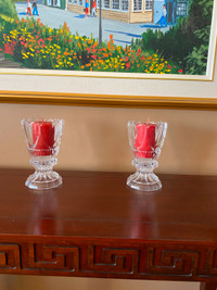 Dress Up Your Table With Crystal Hurricane Candle Holders