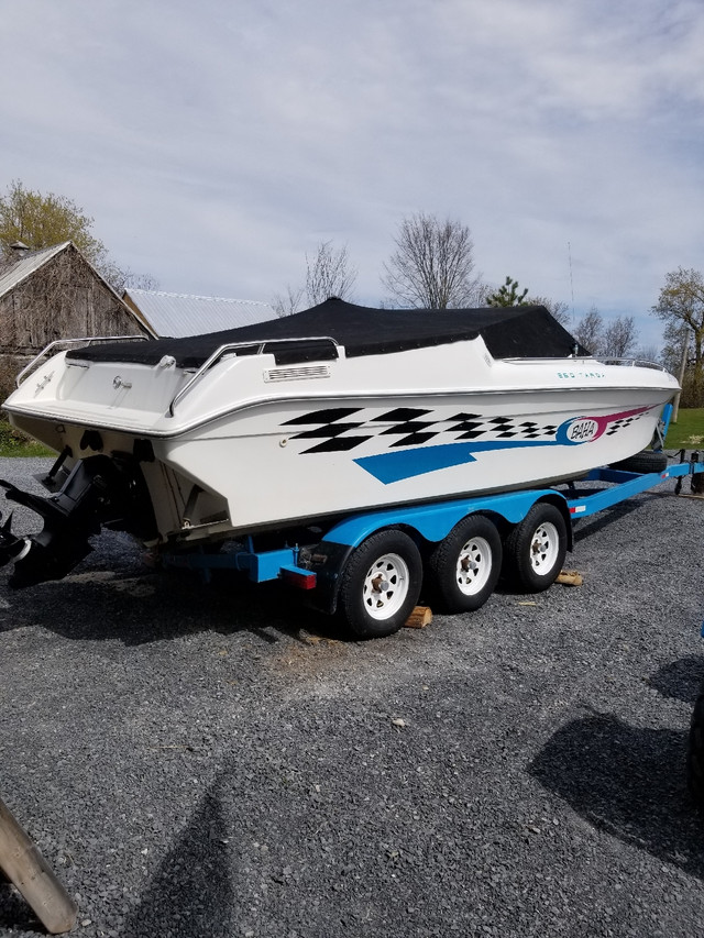 26 foot BAHA speed boat / Trailer  - 454 Big Block Chey !!!! in Powerboats & Motorboats in Cornwall - Image 3