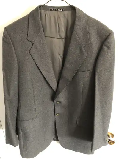 Specially Made in Italy for Playboy boutique DOHA. Cloth by Cerruti 1881 woven in Italy. Size 50 Eur...