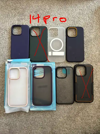 -Cases Each- $5 or 3 for $10 -Otterbox cases each- $10 -iPhone 15, 15pro max, 15pro, 15plus, 14plus,...