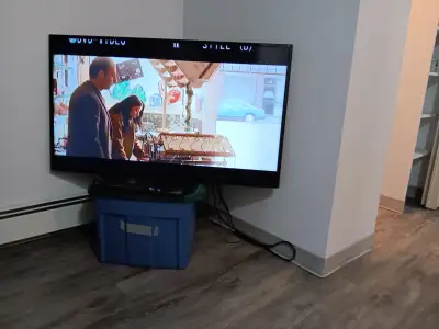 I HAVE A FEW THINGS 55 TV GOOD COND. LARGE CABINET ,SHOES,32 TV,, View more