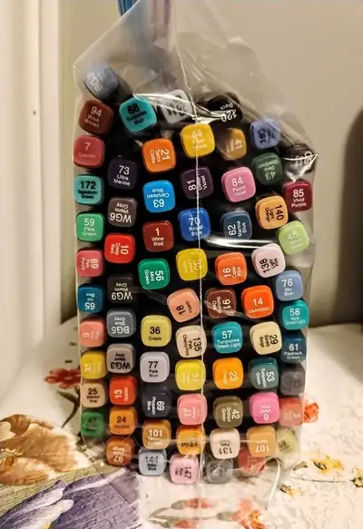 80pc double-ended alcohol art markers , View more