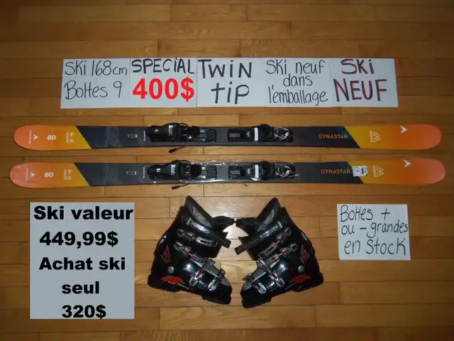Plusieurs ensembles ski alpin twin tip titanium 165 168 170 cm in Ski in Drummondville - Image 4